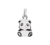 Robimex Collection Hanger emaille panda Zilver