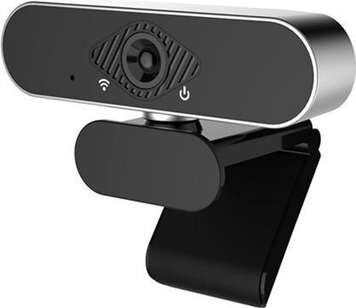 Spire Webcam 1080P Full HD kwaliteit - Microfoon - Zwart - USB aansluiting - Plug & Play - Auto Focus Lens - Verstelbaar - Voor Windows, Mac en Android - 2.1 Megapixel