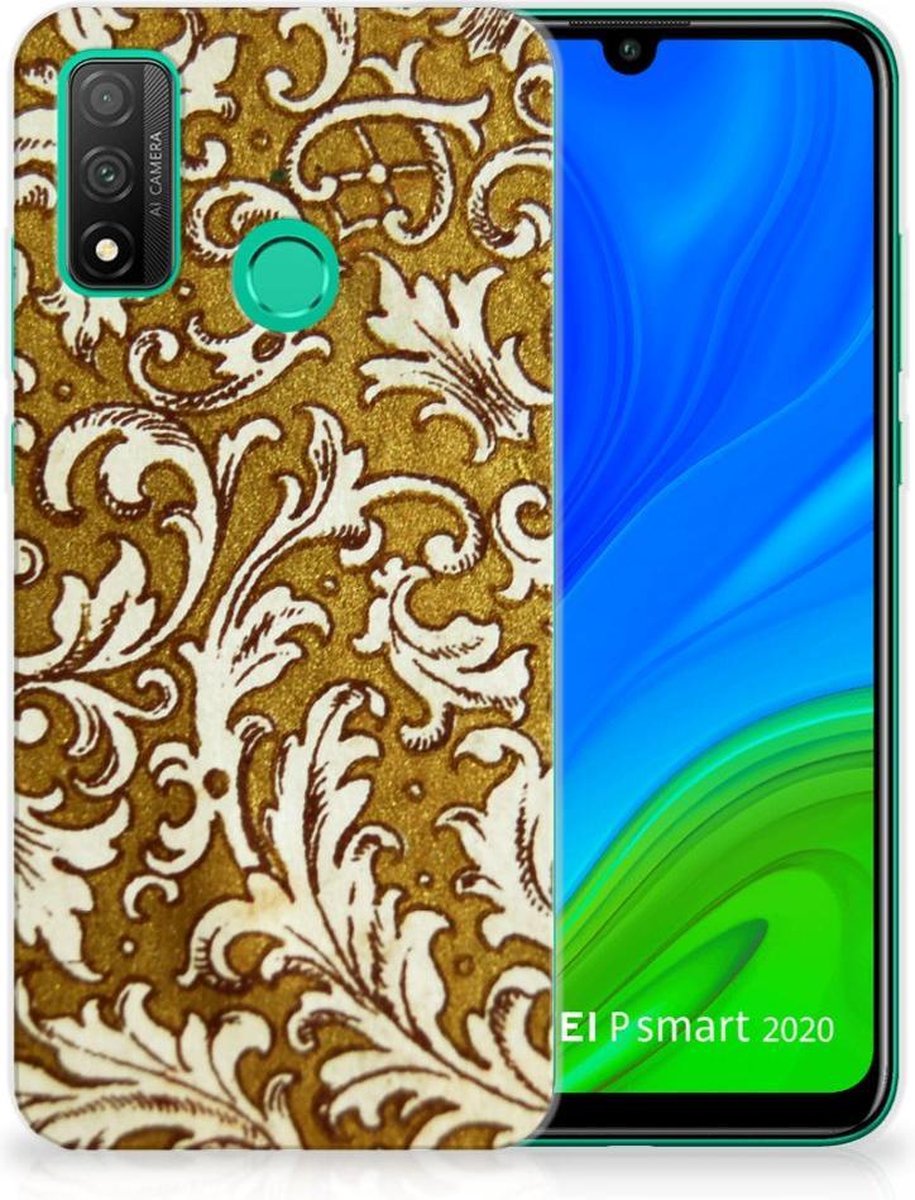 Siliconen Hoesje Huawei P Smart 2020 Barok Goud