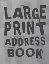 Large Print Address Book