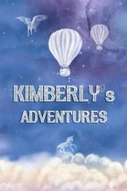 Kimberly's Adventures: A Softcover Personalized Keepsake Journal for Baby, Cute Custom Diary, Unicorn Writing Notebook with Lined Pages