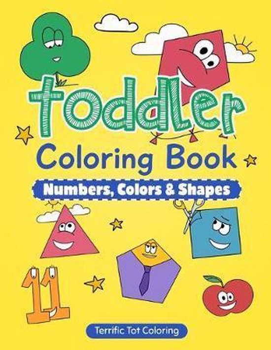 Toddler Coloring Book, Terrific Tot Coloring 9781951355005 Boeken bol