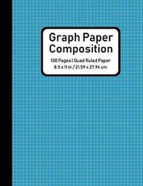 Graph Paper Composition Notebook Quad Ruled: Graphing Paper 5 Squares per Inch, College Ruled, Math and Science Composition Notebook for Students