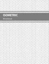 Isometric Notebook: Graph Paper Drawing Book Project Engineering Sketchbook Equilateral 0.28 for Engineering, Architecture, and Designer