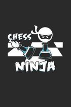 Chess ninja: 6x9 Chess - dotgrid - dot grid paper - notebook - notes