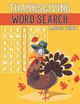 Thanksgiving Word Search Large Print