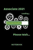 Associate 2021 Loading: Squared Notebook - Journal Diary - A5 Format - Squared Pages