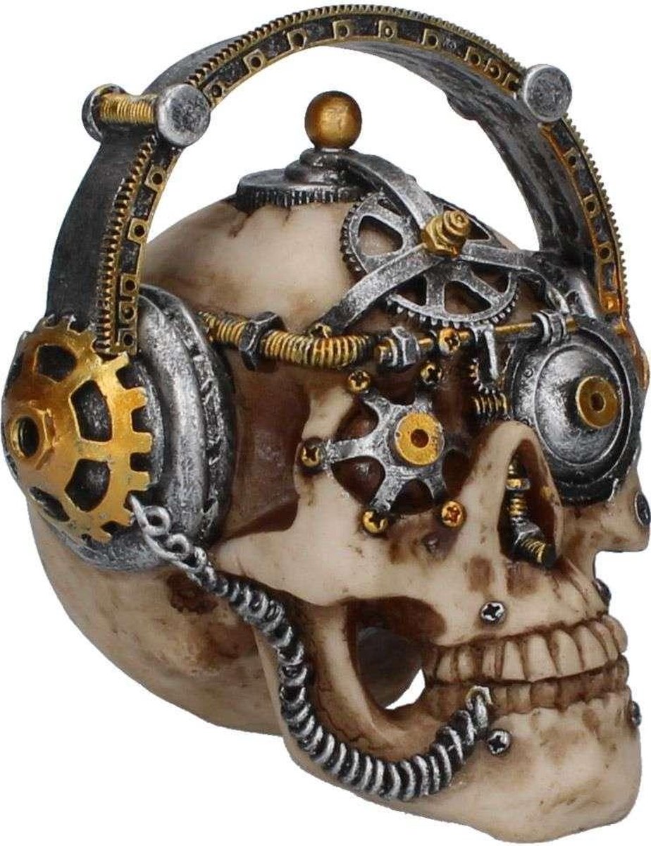 Nemesis Now Beeld/figuur Techno Talk Small Schedel Multicolours