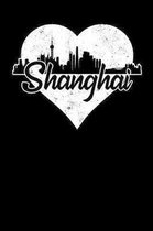 Shanghai: 6x9 college lined notebook to write in with skyline of Shanghai, China