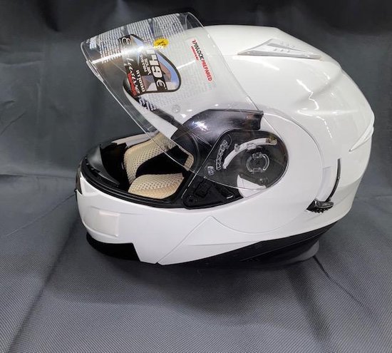 Astone Systeem Helm Exclusive White Scooter Maat S ECE Gekwalificeerd |  bol.com