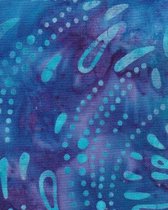 Hand-Painted Sari Quilt Composition Notebook - Large Unruled Notebook - 8x10 Blank Notebook (Softcover Journal / Notebook / Sketchbook / Diary)