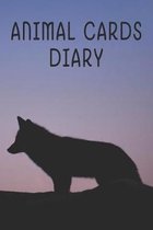 Animal Cards Diary: Journal Notebook Gift to Record and Interpret Three Card Readings