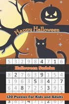 Happy Halloween Sudoku: Halloween Themed Puzzles Book Number Solve for Kids and Adults