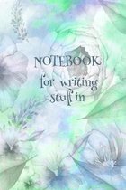 Notebook For Writing Stuff In
