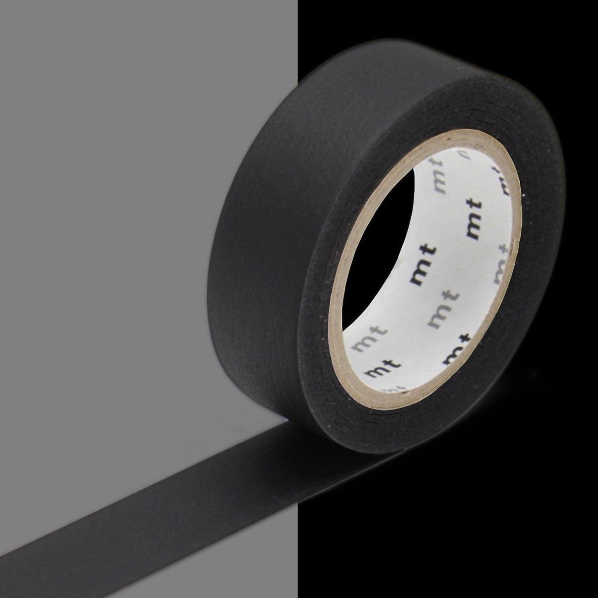 Masking Tape MT Casa 10 cm Uni noir mat Masking Tape MT