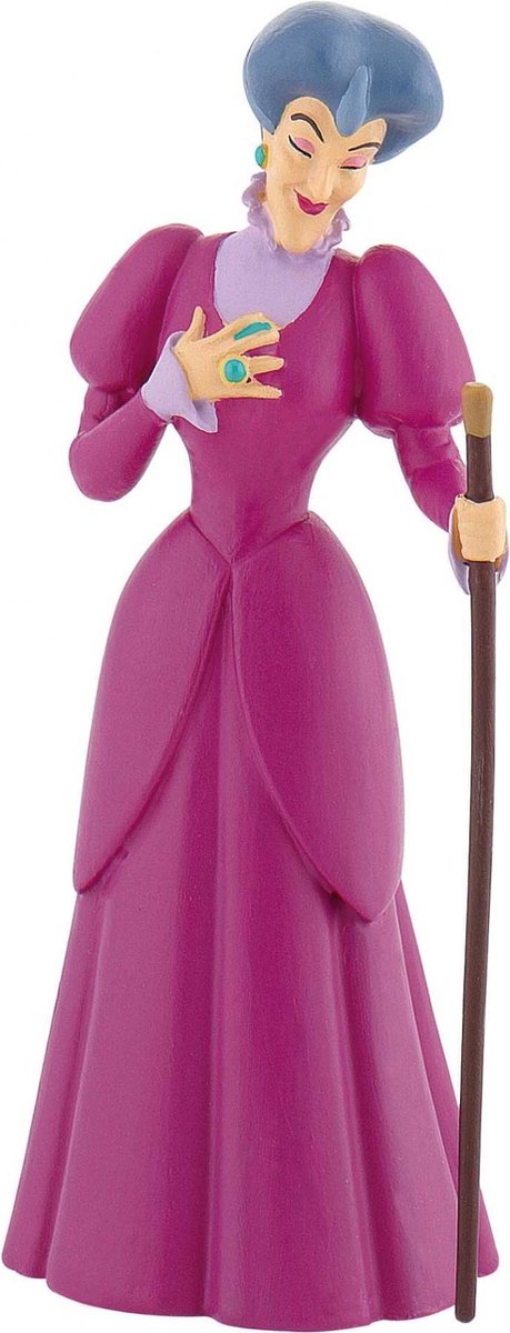Juratoys Disney Assepoester - Boze stiefmoeder speelfiguur - 10 cm