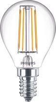 PHILIPS LED Filament MULTIPACK 2x P45 - 4.3W E14 Warm Wit 2700K | Vervangt 40W