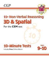 New 11+ CEM 10-Minute Tests: Non-Verbal Reasoning 3D & Spatial - Ages 9-10 (with Online Edition)