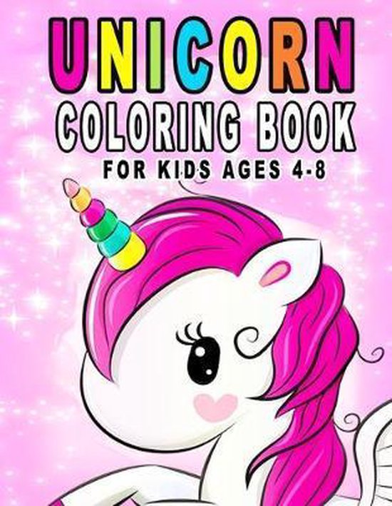 Unicorn Gifts for Girls- Unicorn Coloring Book For Kids Ages 4-8 ...