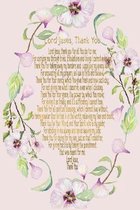 Lord Jesus Thank You To Do Planner: 6x9 Journal With 120 Checklist Pages, Christian Women's Scheduling Notebook, Ladies And Girls Planning Book, Relig