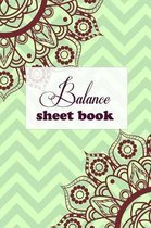 Balance Sheet Book: Balance Sheet Book