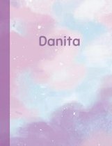 Danita: Personalized Composition Notebook - College Ruled (Lined) Exercise Book for School Notes, Assignments, Homework, Essay