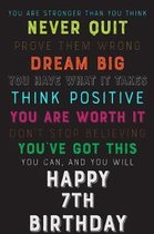 You Are Stronger Than You Think Never Quit Prove Them Wrong Dream Big You Have What It Takes Think Positive You Are Worth It Dont Stop Believing You'v