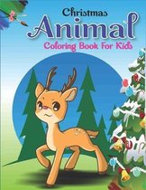 Christmas Animal Coloring Book for Kids