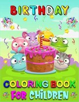 Birthday Coloring Book For Children