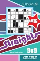 Sudoku Straights - 200 Hard Puzzles 9x9 (Volume 16)