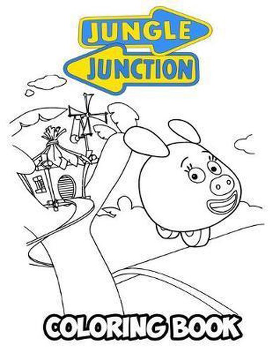 Jungle Junction Coloring Book, Alexa Ivazewa | 9781727584752 | Boeken ...