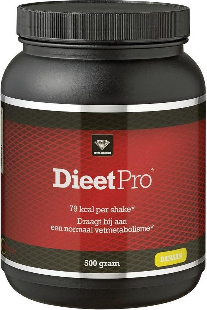 Nutri Dynamics Dieet Pro Eiwitshake Banaan - 500 gram