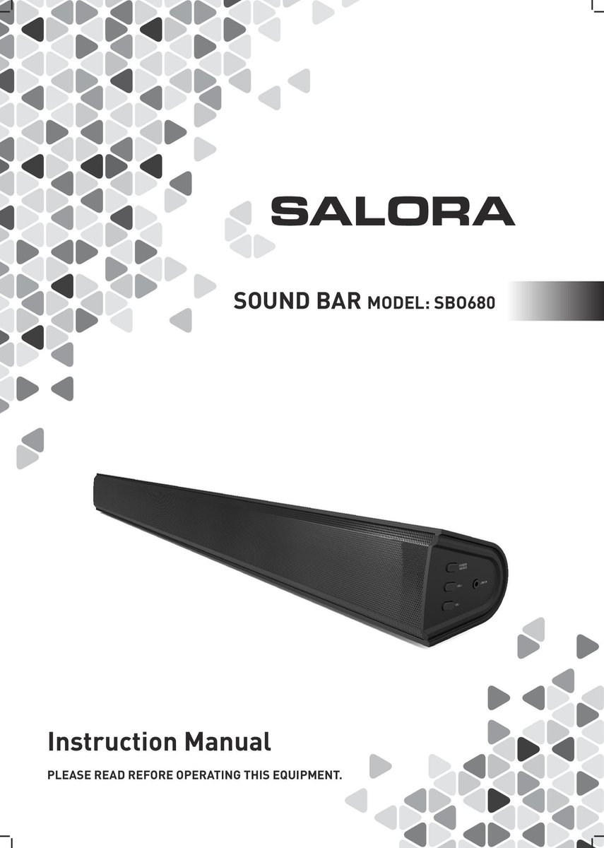Afbeelding 2 van Salora SBO680 - Soundbar - Box - Speaker - Zwart