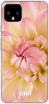 Google Pixel 4 Hoesje Transparant TPU Case - Pink Petals #ffffff