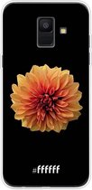 Samsung Galaxy A6 (2018) Hoesje Transparant TPU Case - Butterscotch Blossom #ffffff
