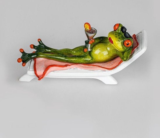 Image grenouille sur lit extensible sauna grenouille