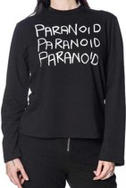 Banned Longsleeve top -S- Paranoid Zwart