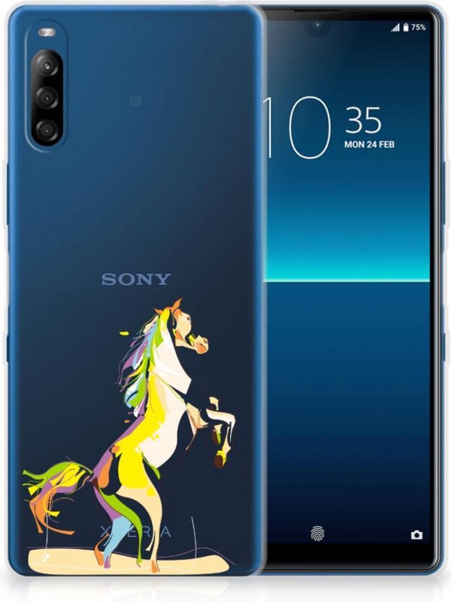 Sony Xperia L4 Telefoonhoesje met Naam Horse Color