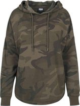 Urban Classics Hoodie/trui -XS- Oversize Camo Groen