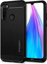 Hoesje Xiaomi Redmi Note 8T - Spigen Rugged Armor Case  - Zwart
