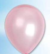 Ballonnen parel metallic roze (12,5cm, 100st)