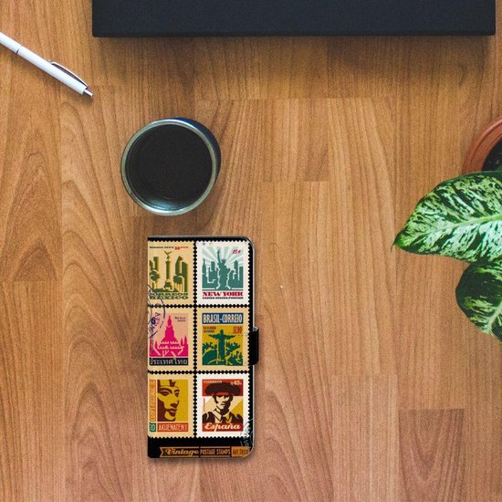 Portefeuille Xiaomi Redmi Note 9 Pro | Note 9S Cuir PU Portefeuille Livre Timbres