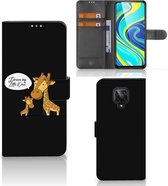 Wallet Book Case Xiaomi Redmi Note 9 Pro | Note 9S GSM Hoesje Giraffe