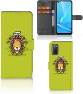 Smartphone Hoesje OPPO A72 | OPPO A52 Flipcover Doggy Biscuit