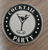 onderzetter - set van 4 - cocktail party