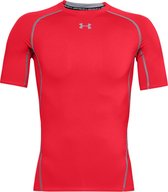 Under Armour HG Armour S/S Fitness Shirt Heren - Maat L