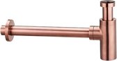 Blue Copper design sifon rond 5/4” geborsteld koper