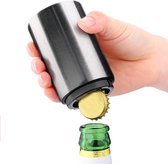 Flesopener Chrome, Bottle opener, Chorme, RVS, Roestvrij stalen flessen opener, Bier opener, Opener, Luxe opener, fles opener, Cadeau,