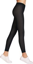 FALKE Matt Deluxe mat transparant 30 Denier Dames Leggings zwart - Maat M