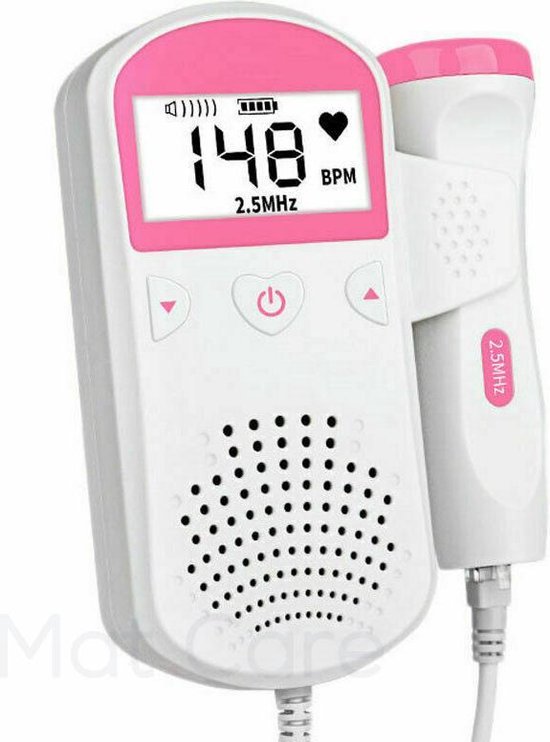 Moniteur de fréquence cardiaque Doppler Mat Care bébé - avec gel naturel |  bol.